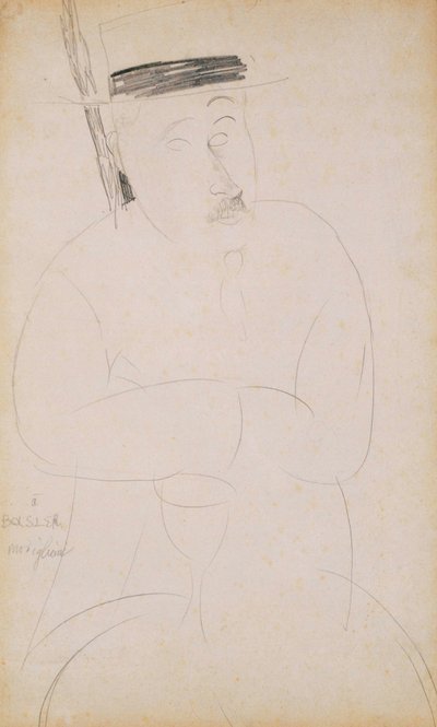 Ritratto di Adolphe Basler da Amedeo Modigliani